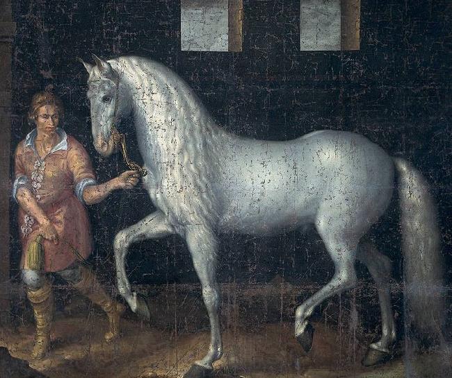 Jacob de Gheyn II Spanish Warhorse captured at the Battle of Nieuwpoort.